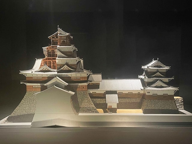 天守閣 広島城の模型